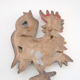 Ceramic rooster wall decoration