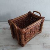 Bamboo storage basket