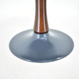 Designed mahogany round dining table, 1969