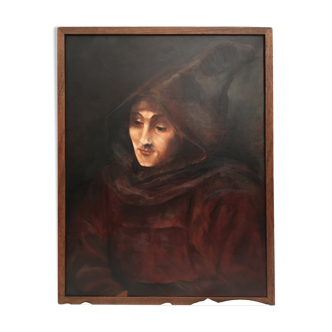 Monk oil portrait