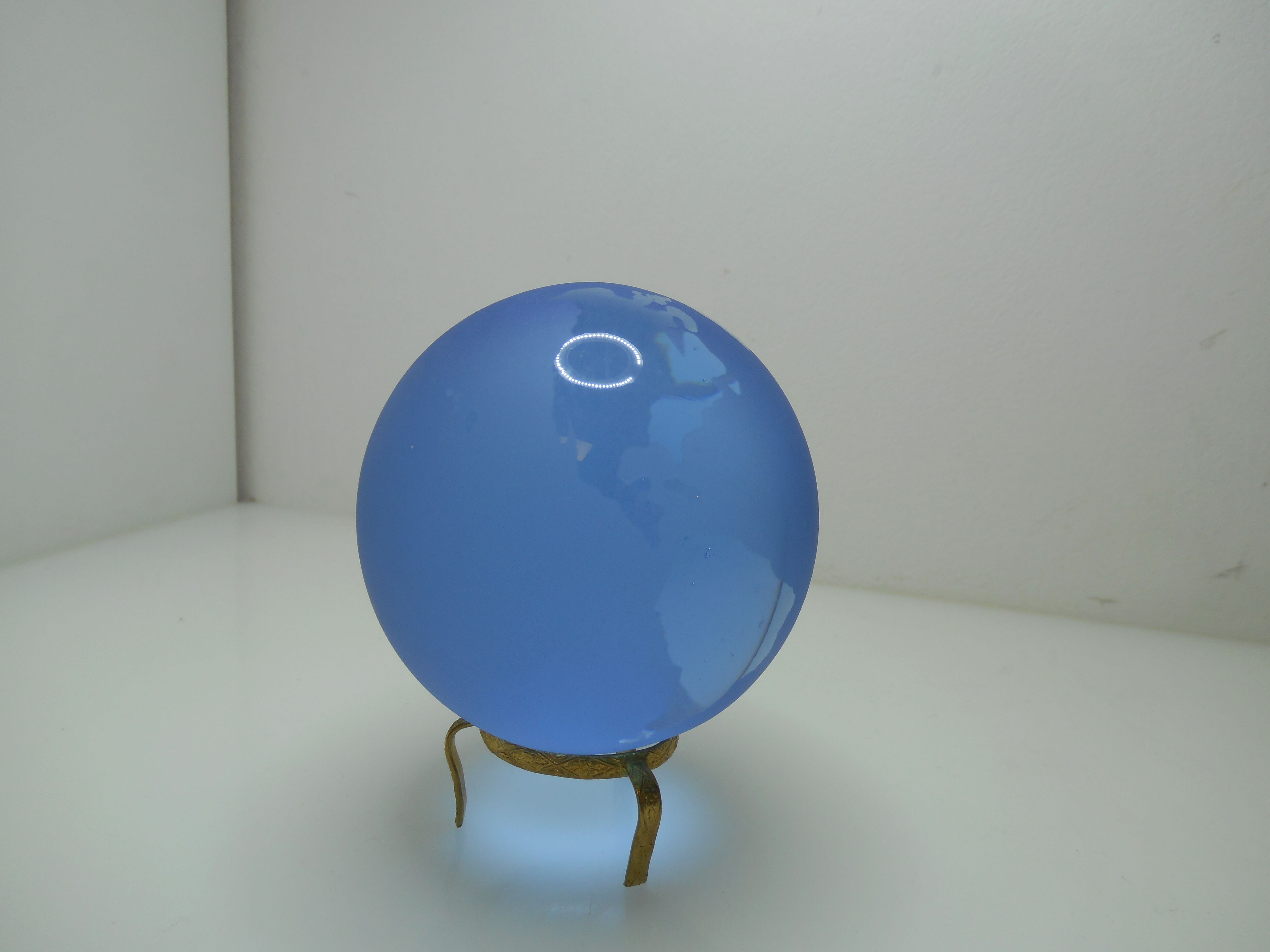 Vintage earth crystal planet earth paper press