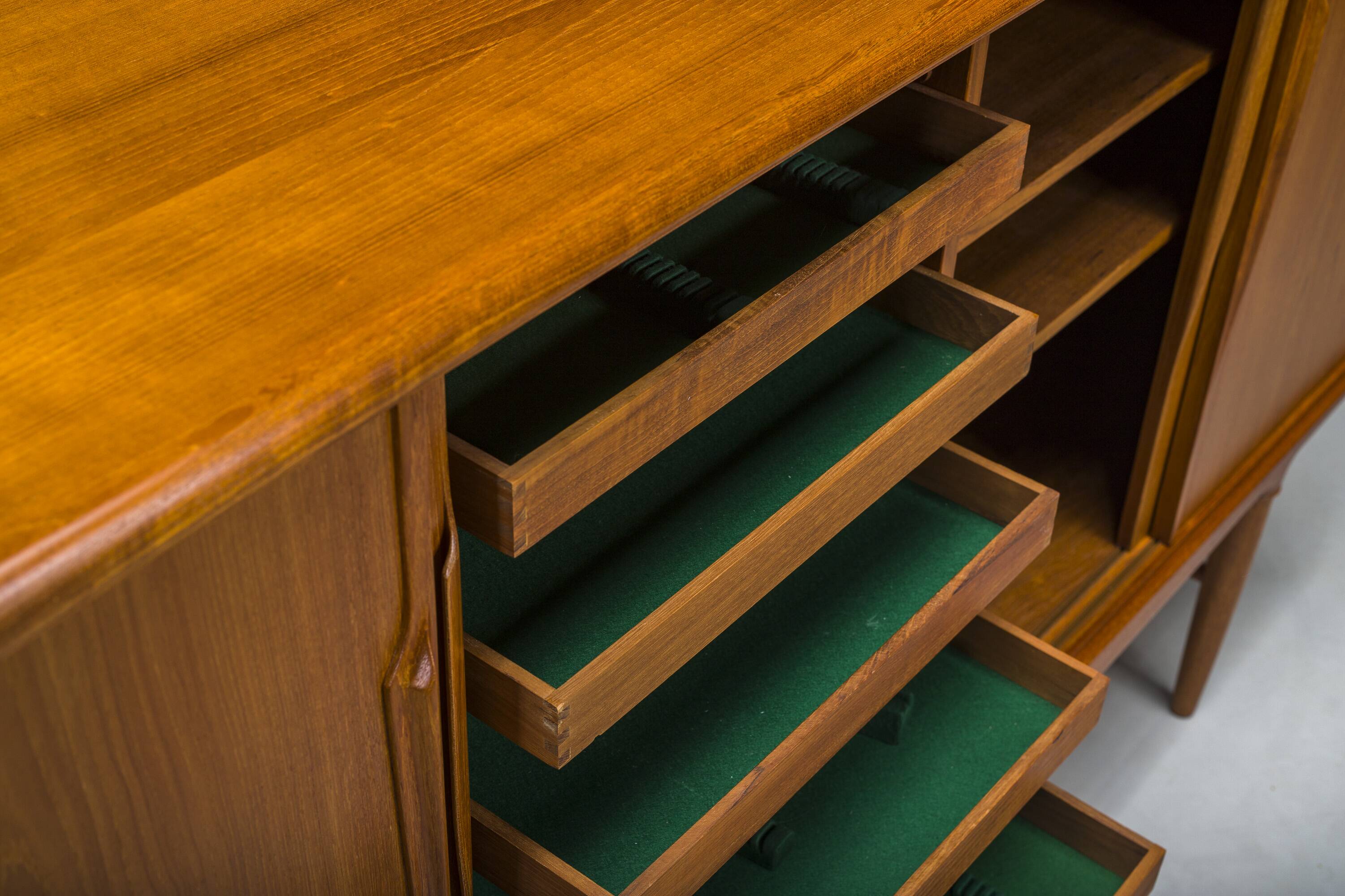 Highboard Cabinet attributed to Axel Christensen for Aco Møbler, 1960s
