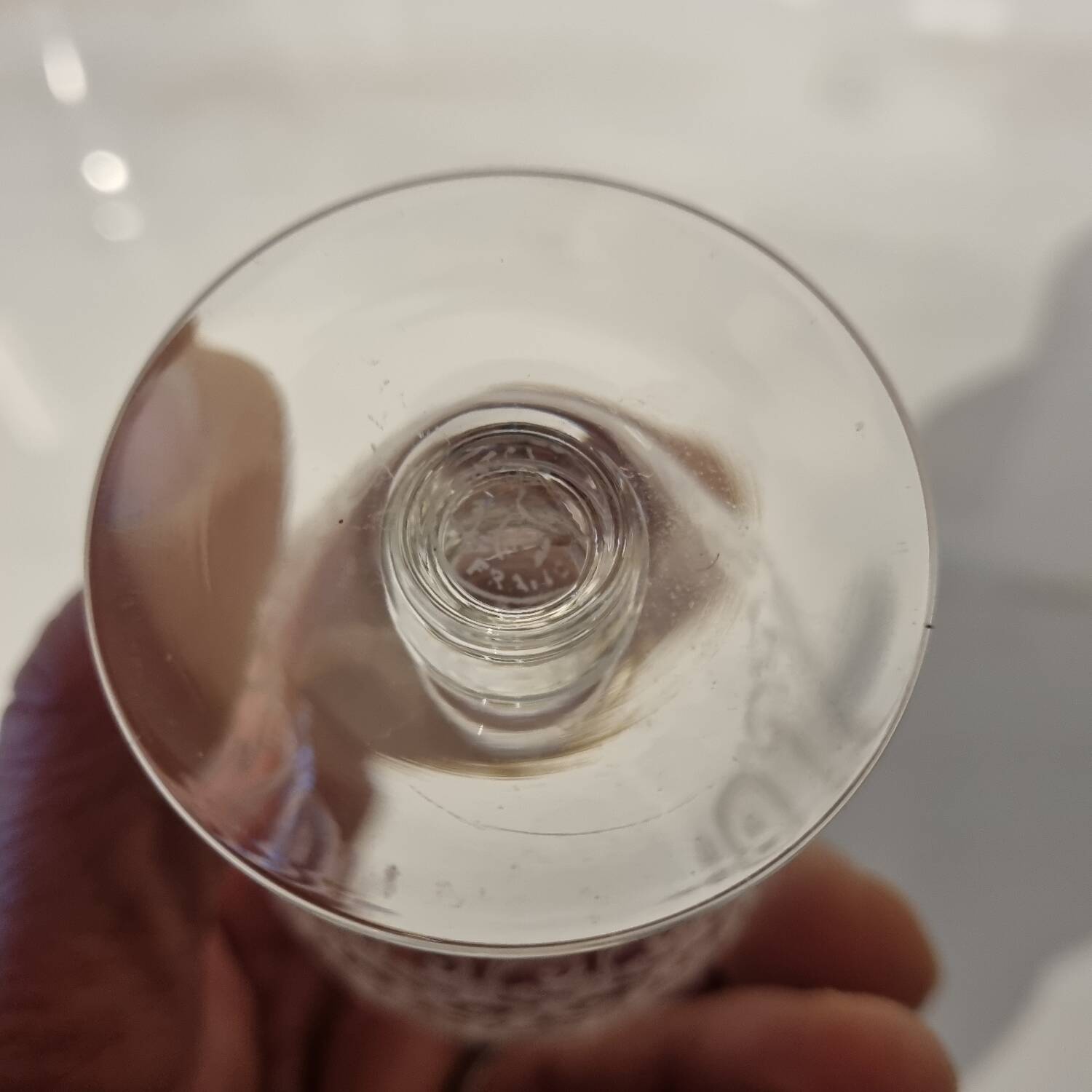 White wine glass, Baccarat Rohan 1920