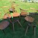 Ensemble de 8 chaises bistrot Baumann