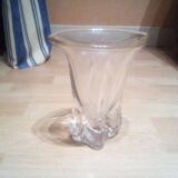 Art Deco style glass vase from the 50s