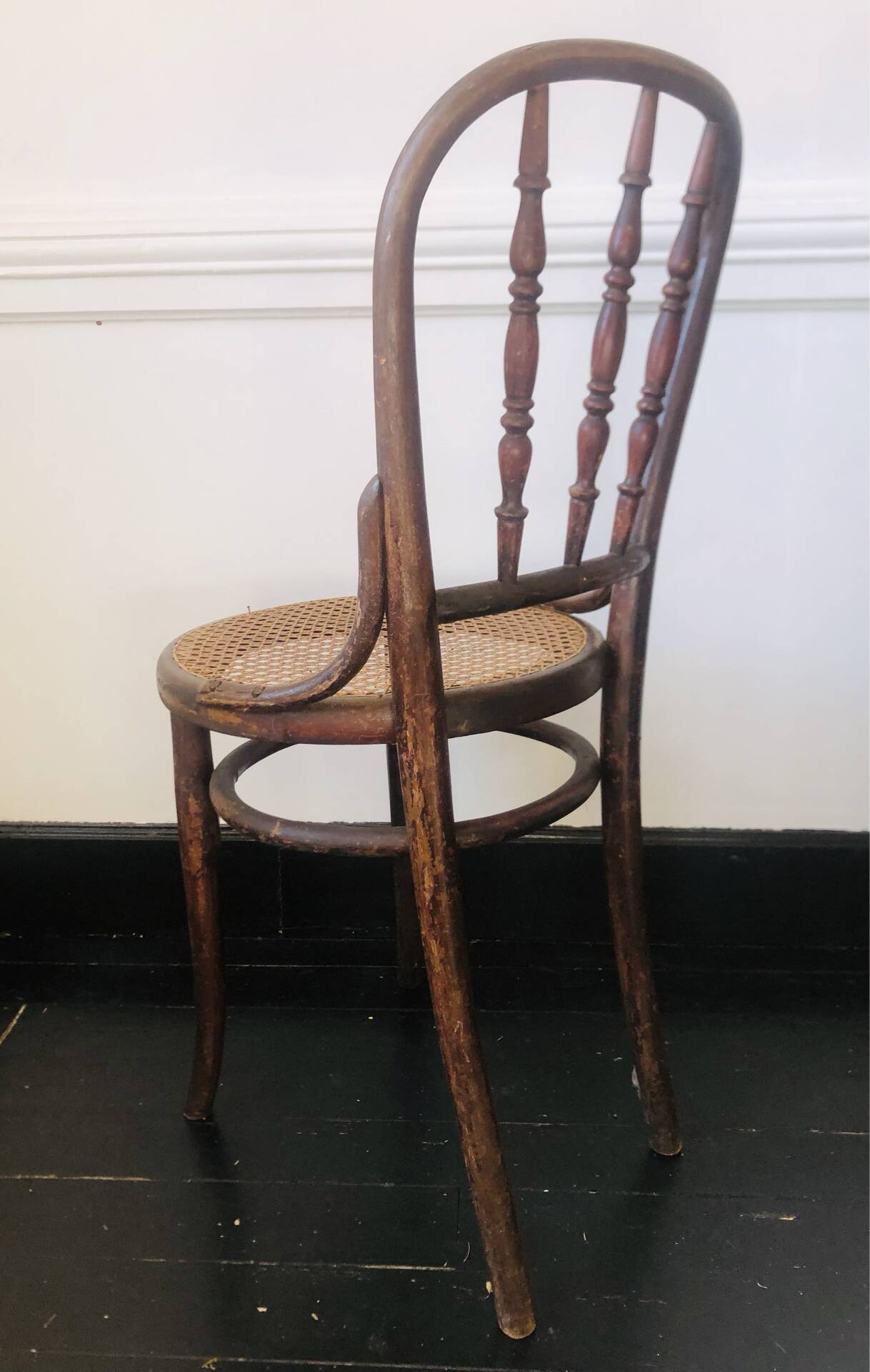 Pair of chairs signed Thonet