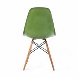 Lime Green Herman Miller Original Vintage Eames DSW Side Shell Chair