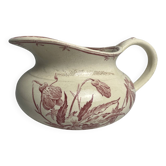 Gien, toilet jug with birds, early 20th century.