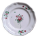 Hand-painted faience plate from the east of France, 18th century.