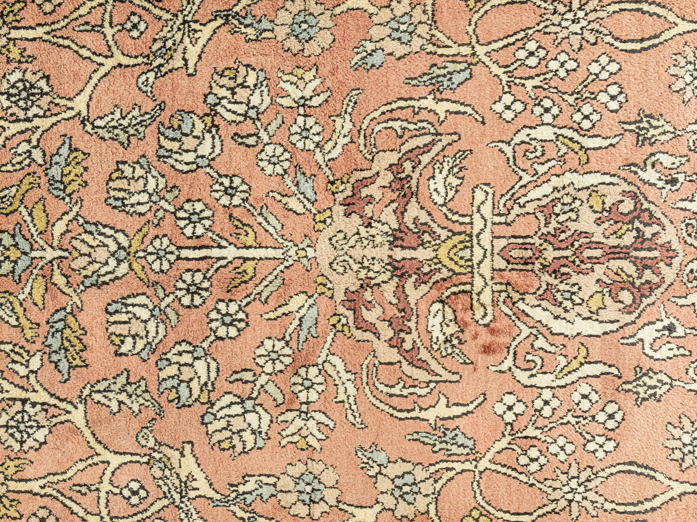 1960s cashmere carpet, 95 x 170