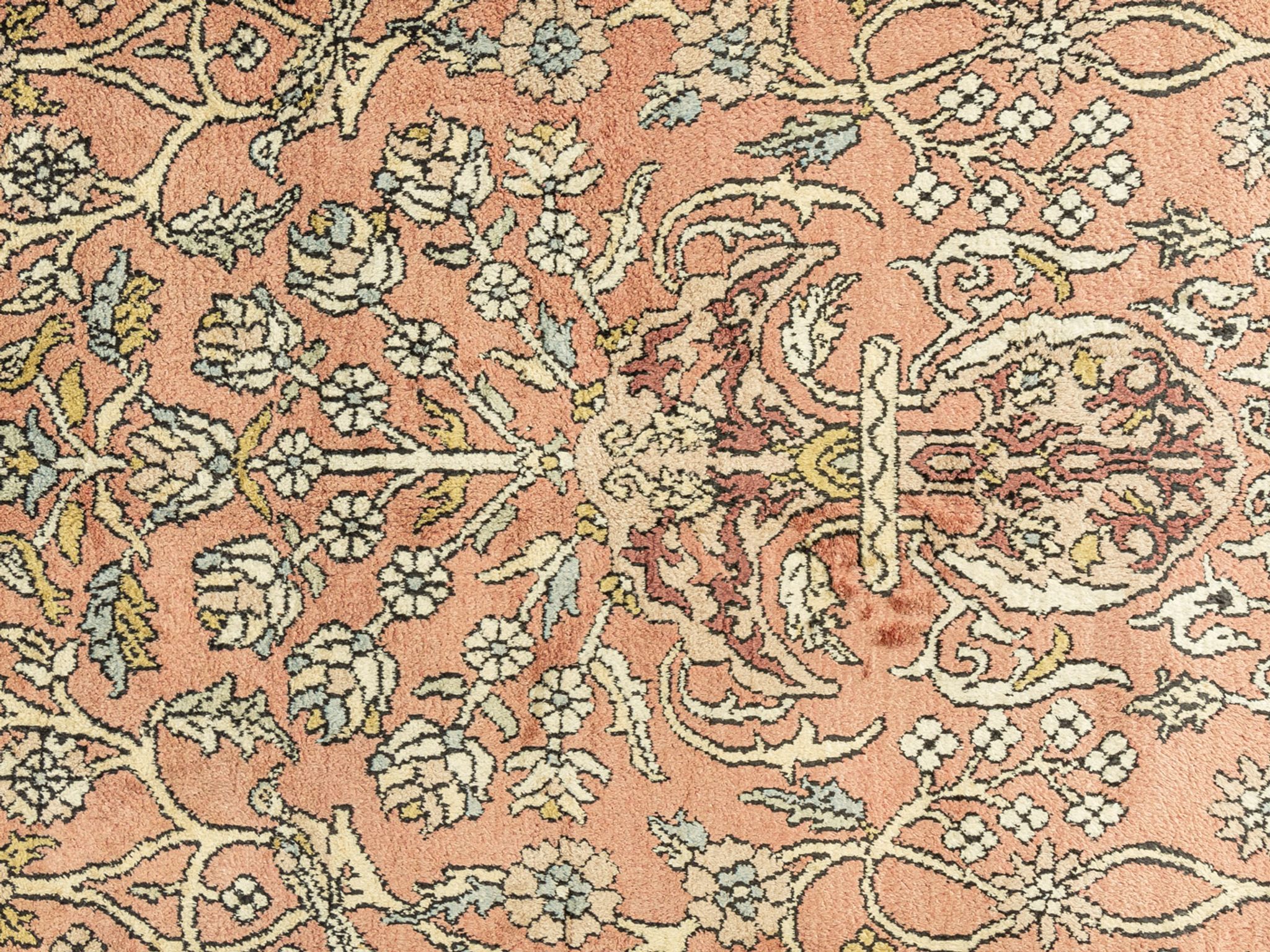 1960s cashmere carpet, 95 x 170