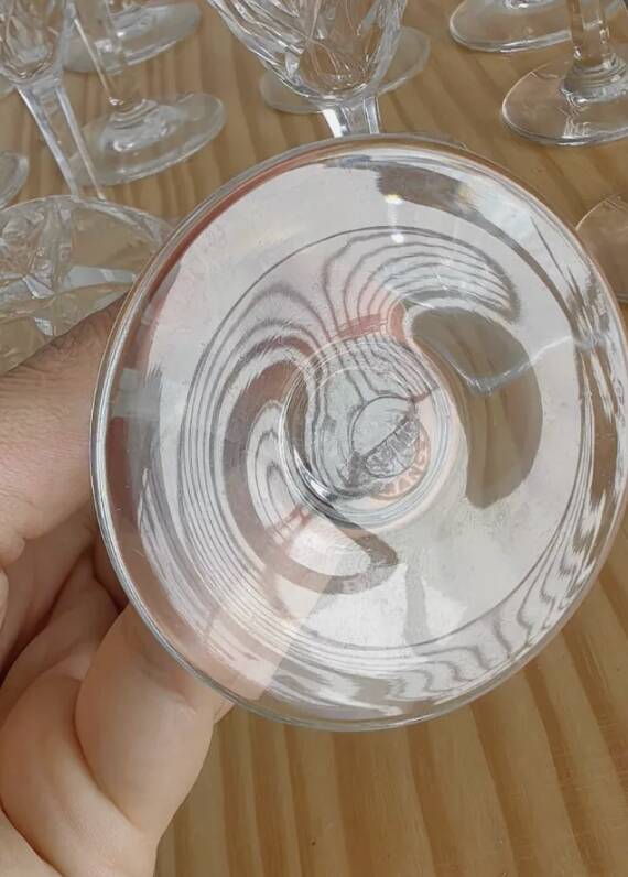 Complete Saint Louis crystal service - Chantilly pattern (50 pieces)