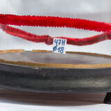 Ancient round glass globe 47 x 18 cm bridal globe