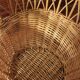 Small round high wicker wicker basket