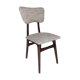 Butterfly Mid-Century dining chair in Peony cotton, Poland, 1960s