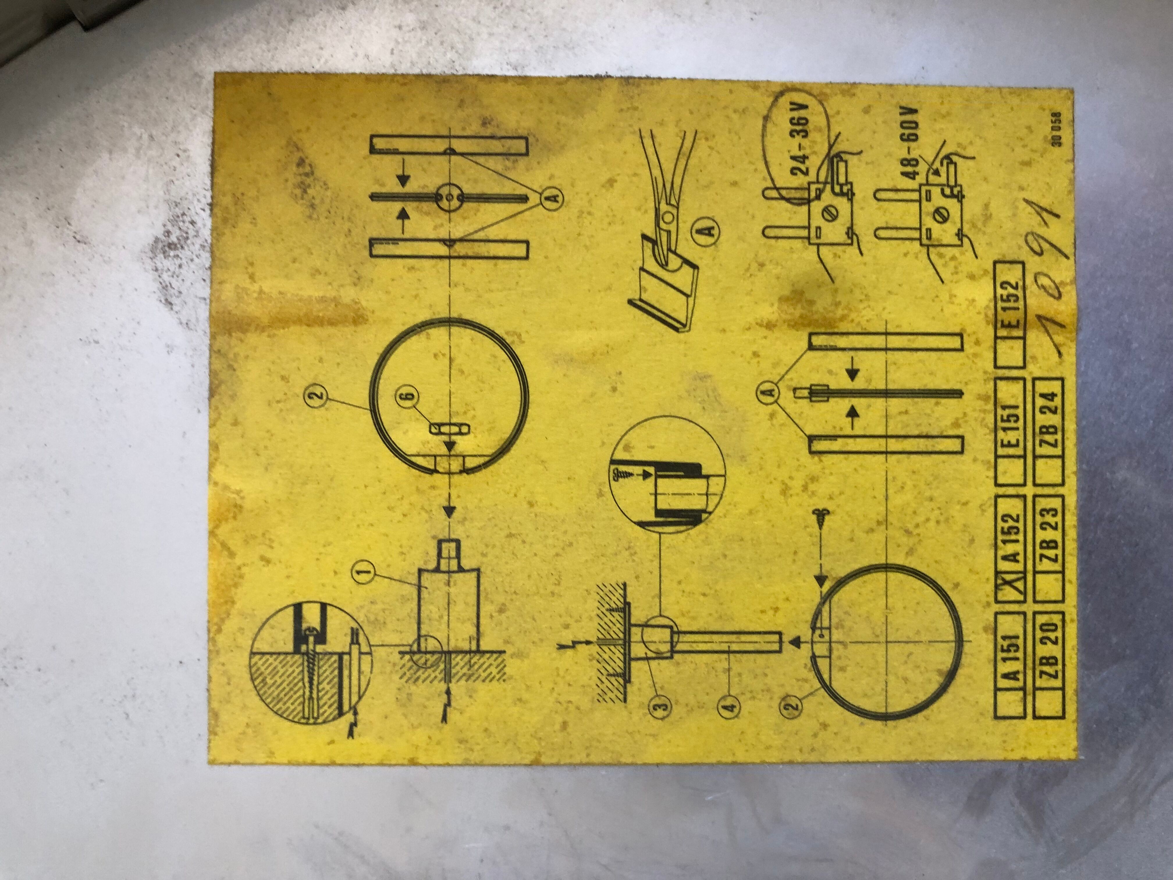 Vintage industrial clock bodet gorgy timing