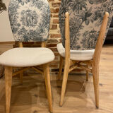 2 renovated vintage chairs from the 50s/60s.