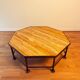 French Octagonal Travertine Coffee Table in the Style of Maison Jansen, 1960s