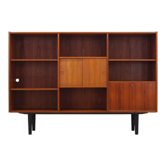 Teak bookcase, Danish design, 1970s, production: Denmark