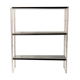 Étagères modulables en acier laiton et noir 60s