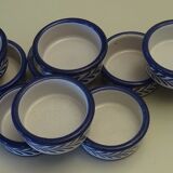 BELGIAN CERAMIC - 10 RAMEKINS POTTERY FROM THE DUNGEON - SARS-LA-BRUYÈRE