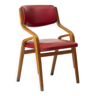 Chaise de salle à manger par ludbik volak, tchécoslovaquie, années 1970