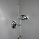 Adjustable double spotlight floor lamp "Stanislav Indra Chrome", Czechoslovakia