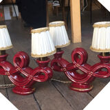 Pair of ceramic lamps circa 1940/50