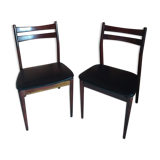 Lot de 2 chaises scandinave vintage