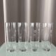 Set of 4 Vintage Etched Floral Highball Glasses
