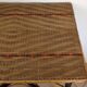 Table en bois et rotin 1920