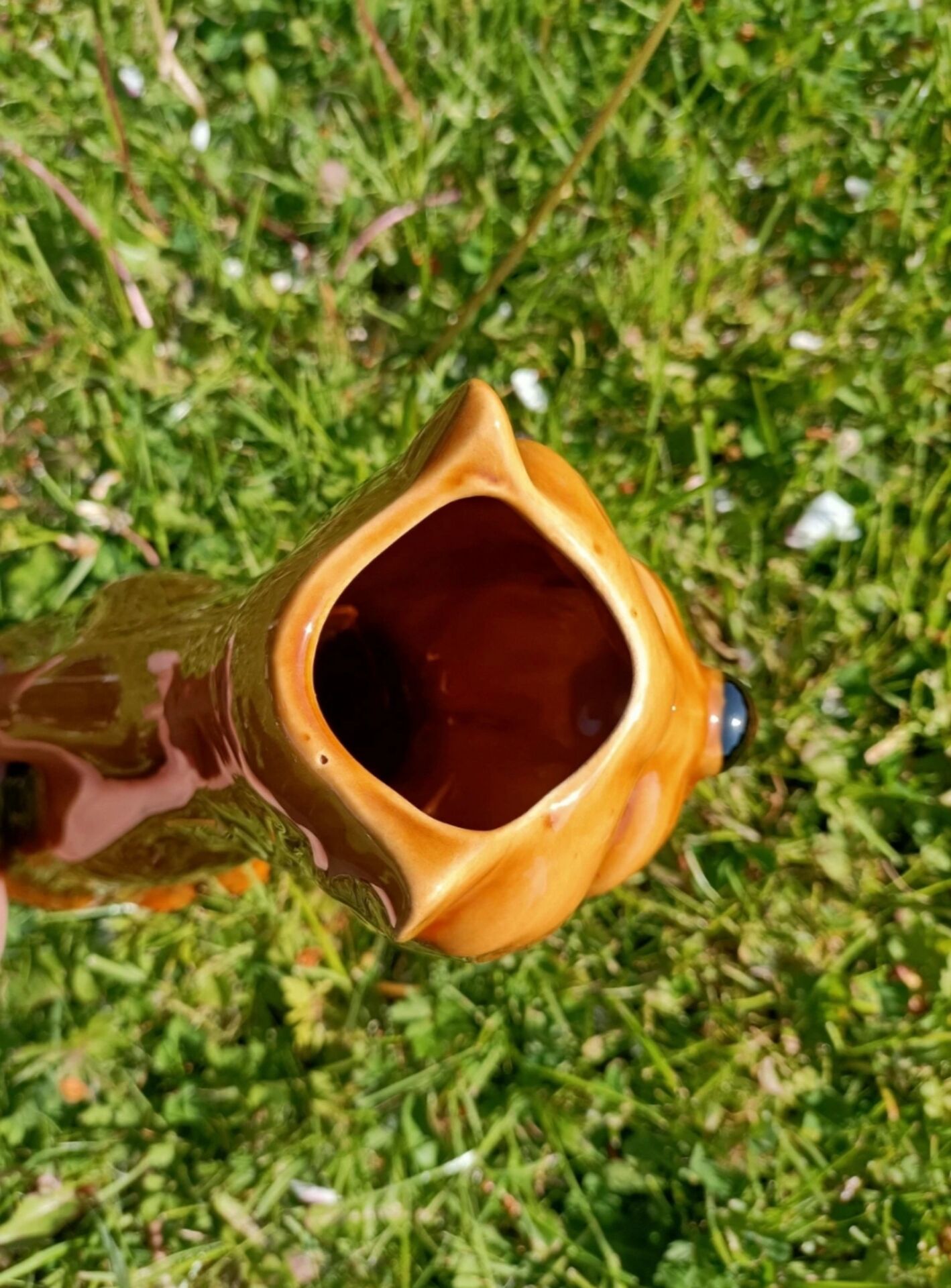 Pichet/Carafe zoomorphe céramique rétro