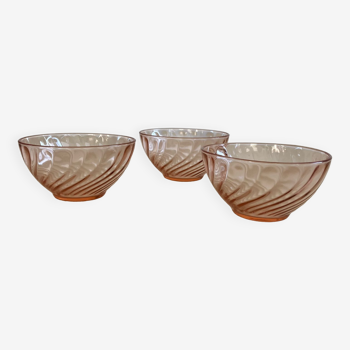 3 bowls Rosaline Arcoroc