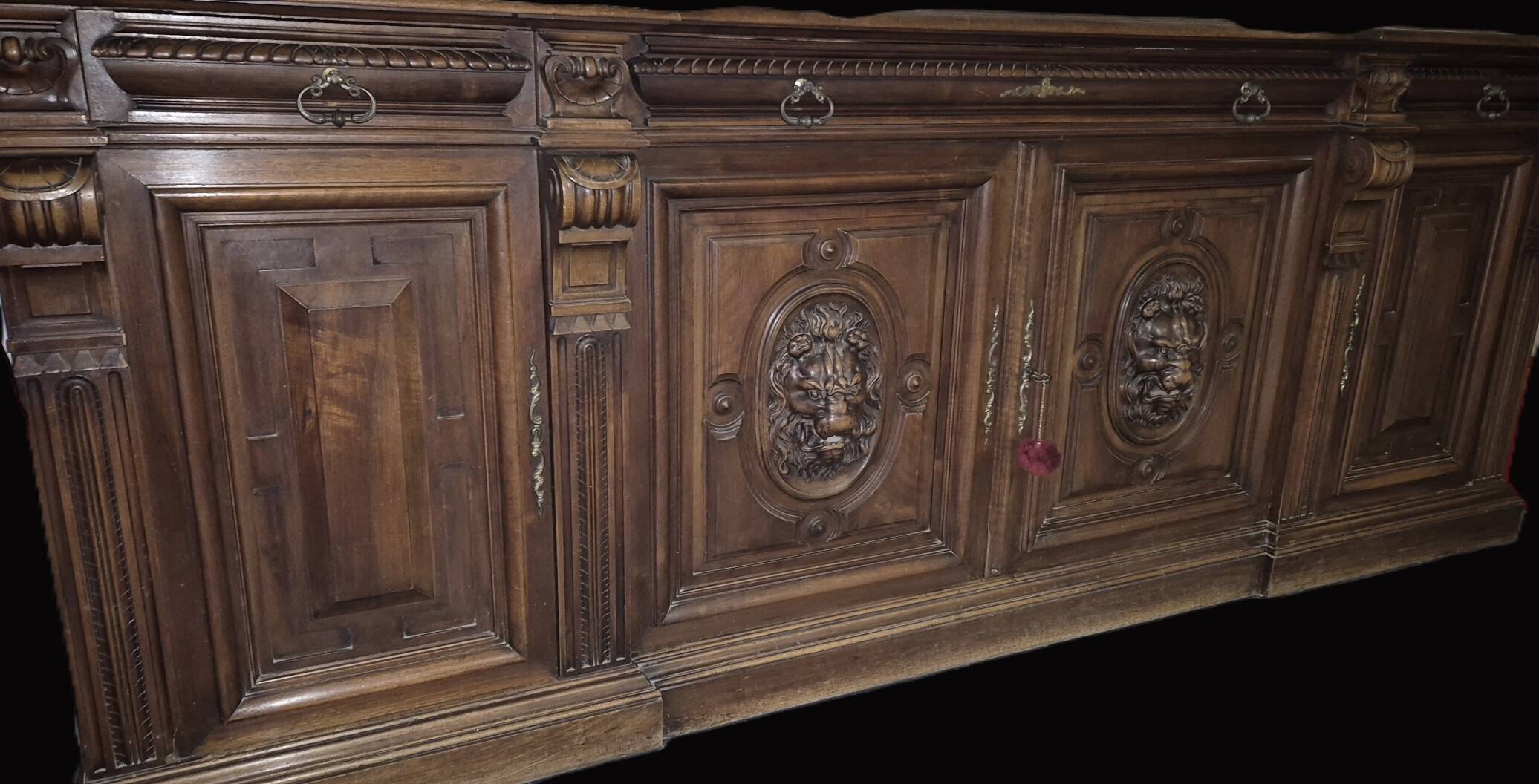 Renaissance sideboard Henry II style