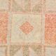 Pale Red & Cream Turkish Vintage Runner Rug, 83x376Cm