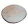 Raku ceramic presentation dish with abstract decoration, 31 cm
