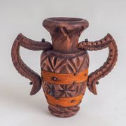 Set of 2 Spanish Brutalist vases