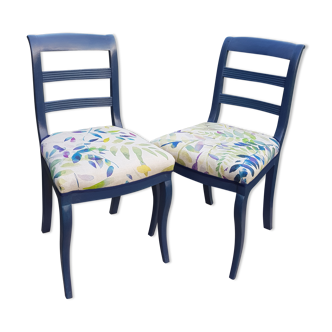 Pair of vintage chairs restyled