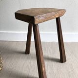 Wooden tripod stool