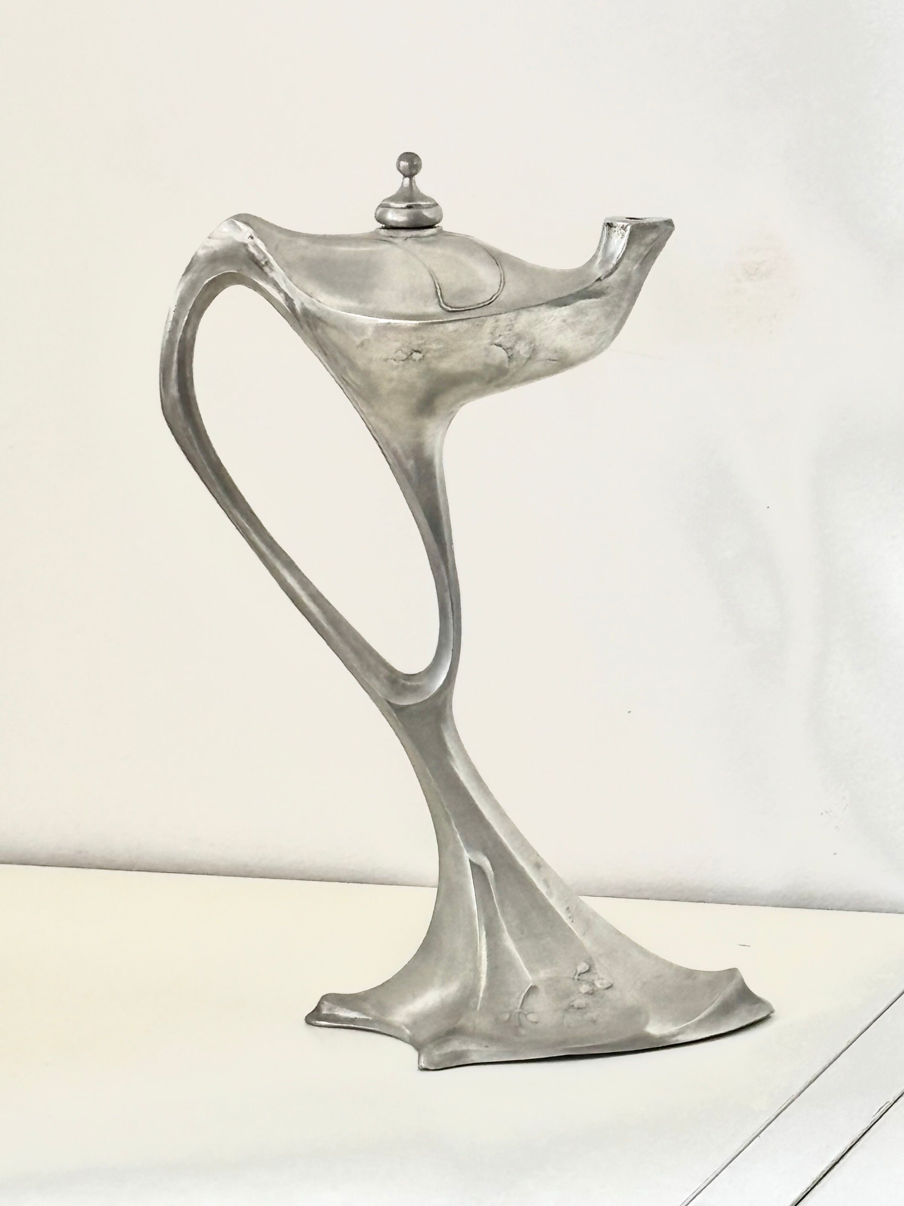 Lampe à huile Art Nouveau