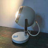 Nice Aluminor White Eyeball Vintage Lamp of the 70s