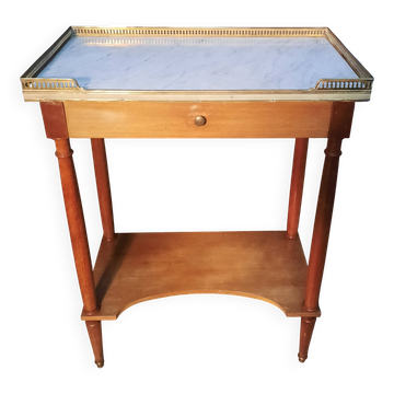 Table d appoint à galerie de style Louis XVI