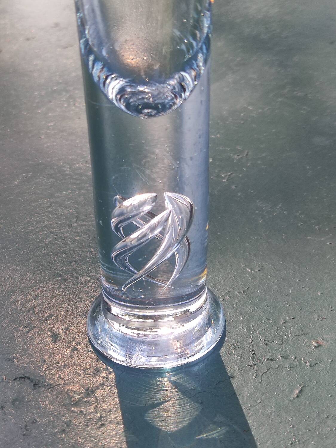 Bang olufsen crystal soliflore vase