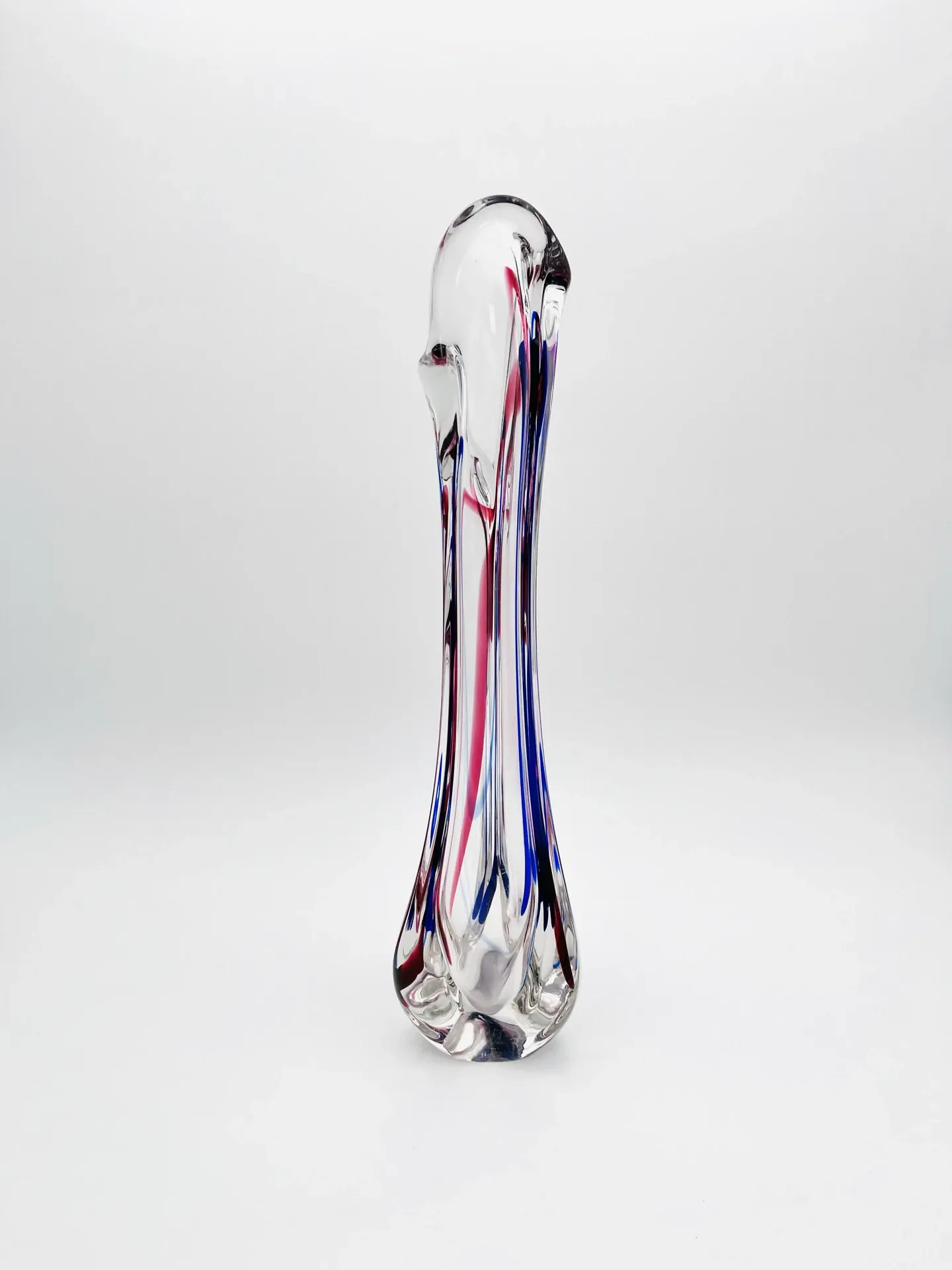 XXL Vase Crystal Max Verboeket Kristalunie Maastricht 43cm Signed
