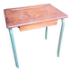 Former mullca mca 321 desk by jacques hitier tube metal & wood