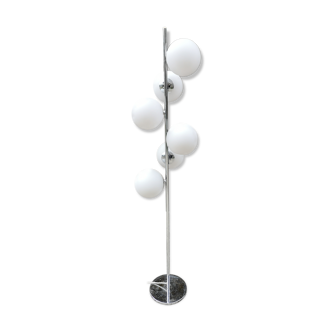 Lampadaire boules de verres vintage 1970
