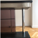 Low vintage design bar with interior storage