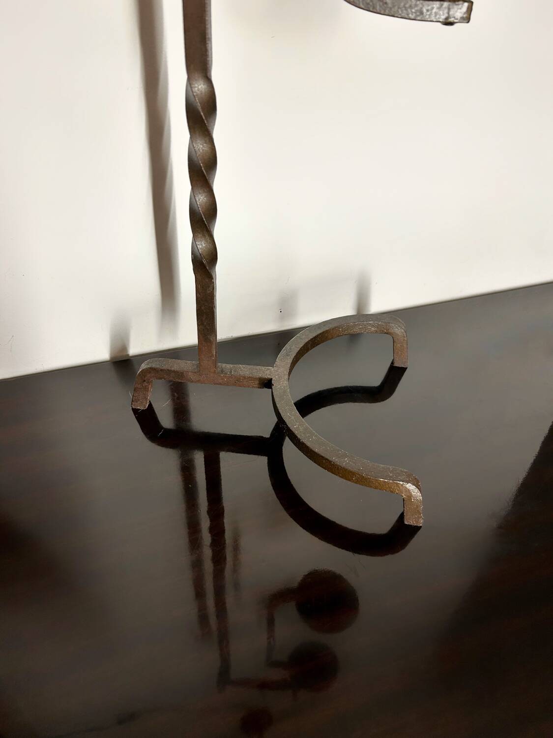 Large brutalist design candle holder from the 60s