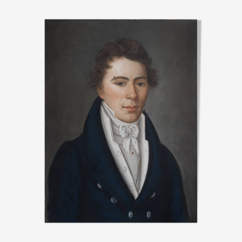 Portrait d'homme pastel 1818