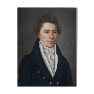 Portrait d'homme pastel 1818